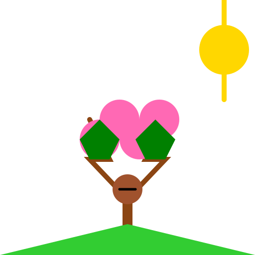 Young Blossoming Tree - DrawGPT