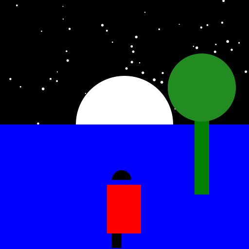 Moonlight Reflection - DrawGPT