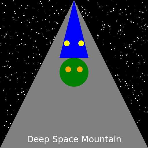 Deep Space Mountain - DrawGPT