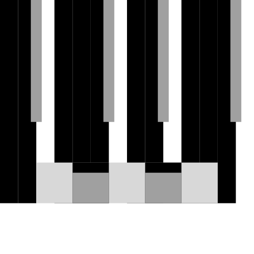 Simple Piano Simulator Logo - DrawGPT