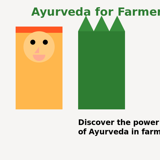 Ayurveda for Farmers Poster - DrawGPT