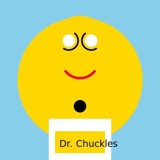 Dr Chuckles - The Silly Scientist - DrawGPT