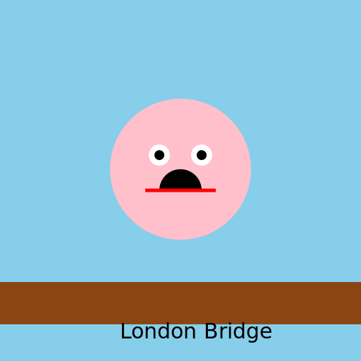 Indian Girl with Long Hair Facing the London Bridge and Posing SRK Pose - DrawGPT