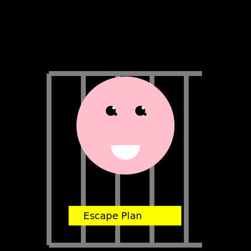 Determined Anime Escapee - DrawGPT