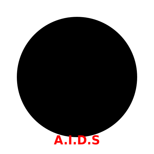 Black Dude Holding a Glock with A.I.D.S Standing Underneath - DrawGPT