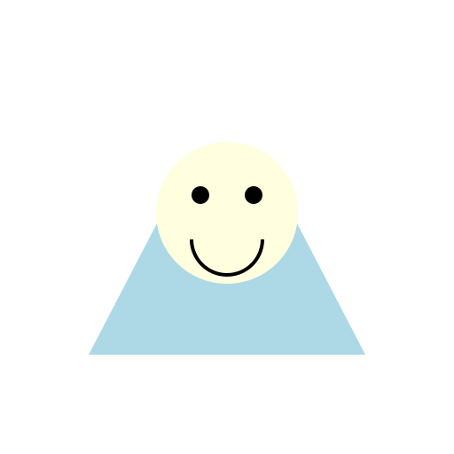 Angel Shaped Bottle with Friendly Face, Wings, and Gown - DrawGPT