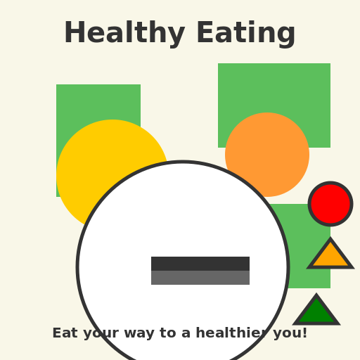 Healthy Eating Poster - DrawGPT
