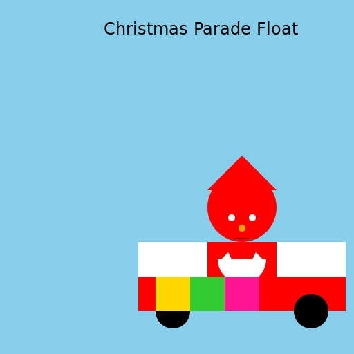 Christmas Parade Float - DrawGPT