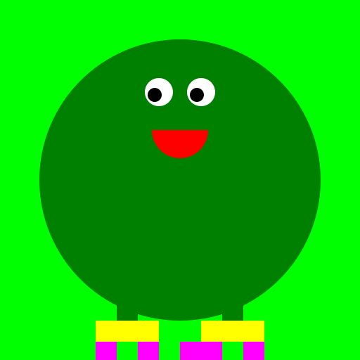 Female Toad Looking Back - DrawGPT