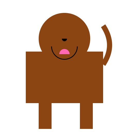 Dog with a Happy Face - DrawGPT