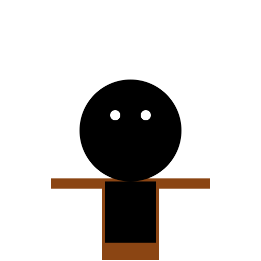A Sad Black Child Sitting on a Table - DrawGPT