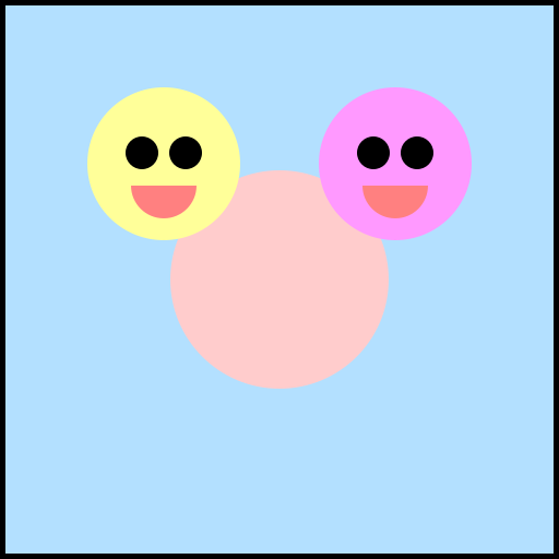 Mrs. Puff trapped in a room with SpongeBob and Pink Panther - DrawGPT