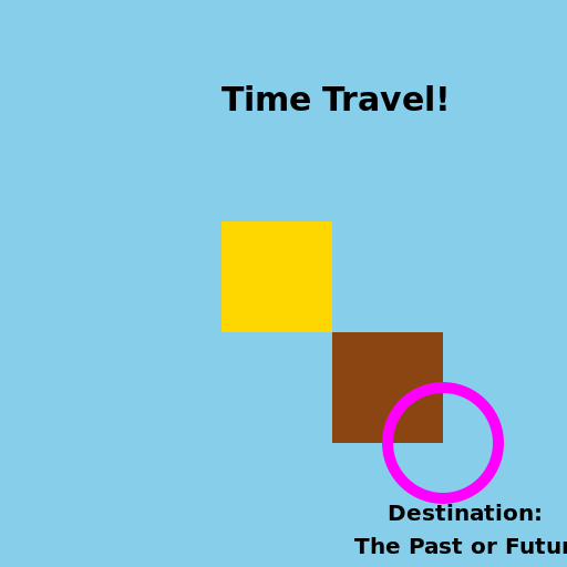 Dave and Bambi Destination Time Travel - DrawGPT