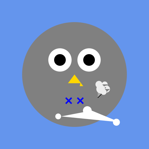 Sad Wet Owl Smoking a Cigarette - DrawGPT