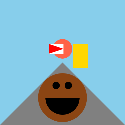 Adil Taishbaev Riding a Bear in the Mountains with an American Flag and a Beer - DrawGPT