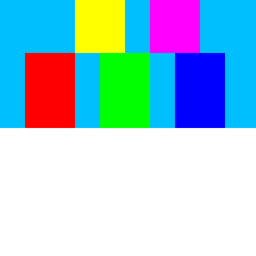 Sea and Houses in 5 Colors - DrawGPT