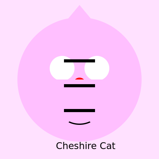 Cute Cheshire Cat - DrawGPT