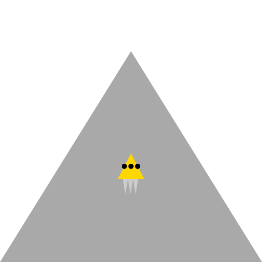 Mountain with a Spaceship - DrawGPT