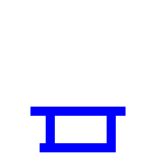 A blue table - DrawGPT
