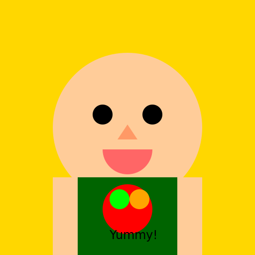 Africa man eating food - DrawGPT