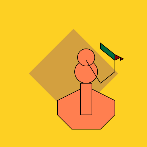 Brave Man Riding a Galloping Horse - DrawGPT