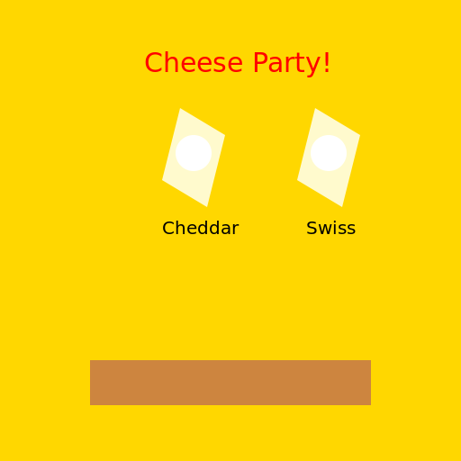 A Cheese Party - DrawGPT