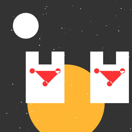 Firepit with Wolves in Background at Night - DrawGPT