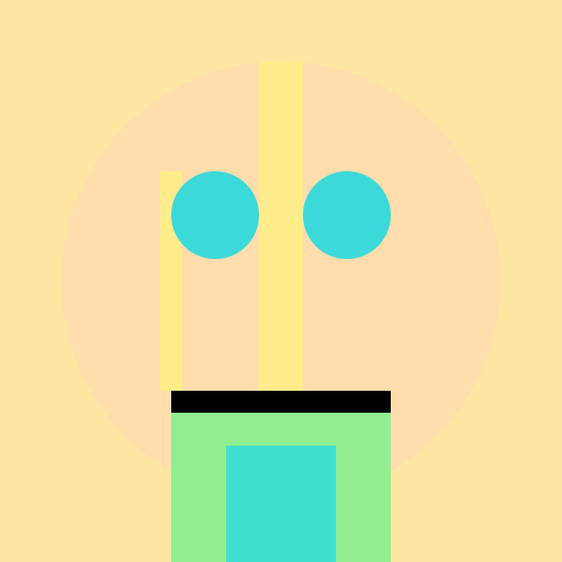 Cute Cartoon Girl with Super Long Blond Hair - DrawGPT