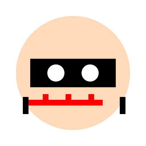 François le batteur jouant avec un masque - DrawGPT