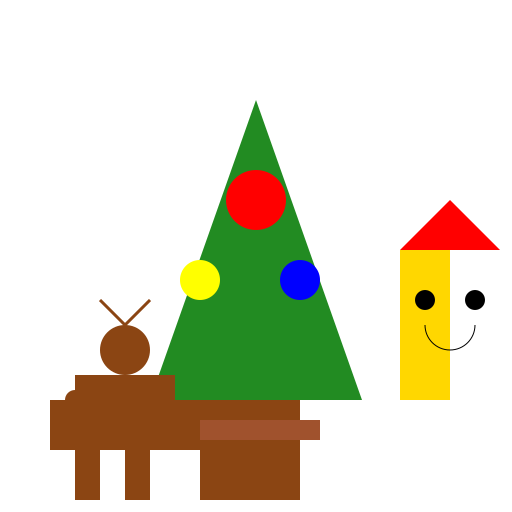 Chimney, Christmas, Nutcracker, Deer - DrawGPT