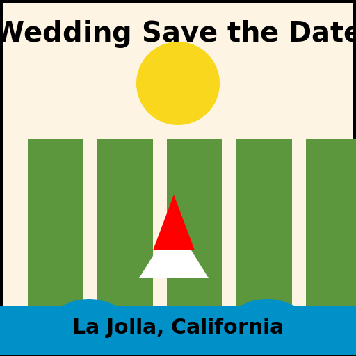 Vintage Travel Poster Wedding Save the Date - DrawGPT