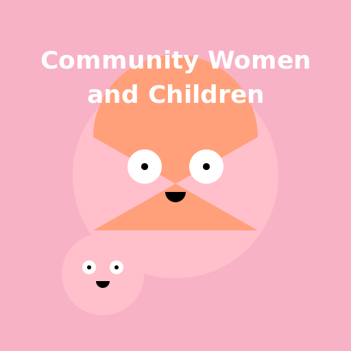 Logo for Community Women and Children - DrawGPT