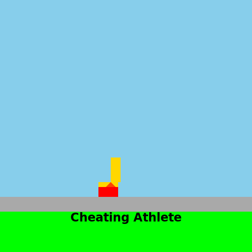 Cheating Athlete - DrawGPT