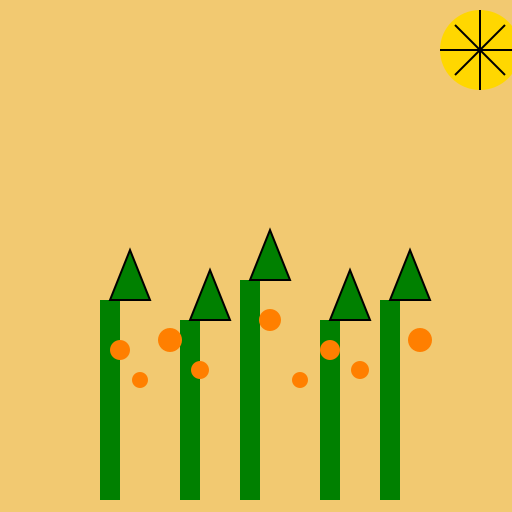 Beautiful Pine Forest in Autumn - DrawGPT