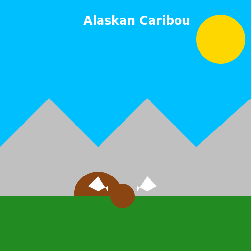 Alaskan Caribou Adventure - DrawGPT