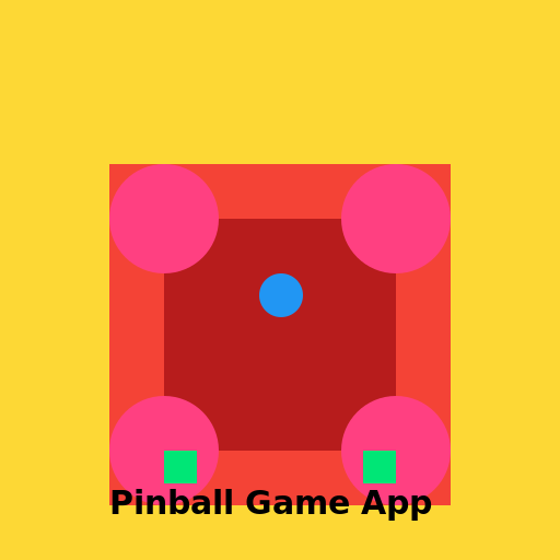 Pinball Game App Logo - DrawGPT