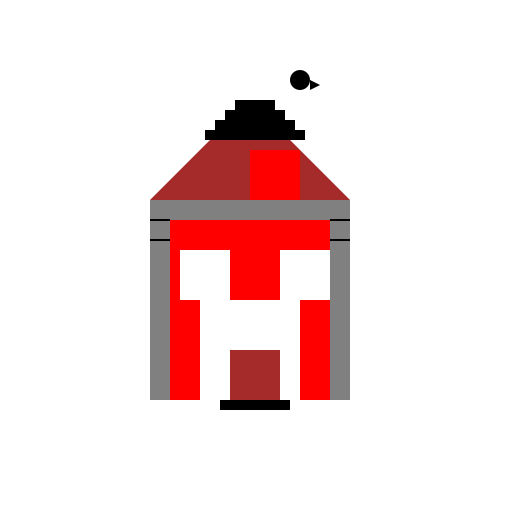 Red Old House - DrawGPT