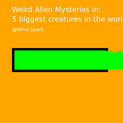 5 biggest creatures in the world - DrawGPT