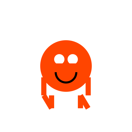 Running Fire Character - DrawGPT