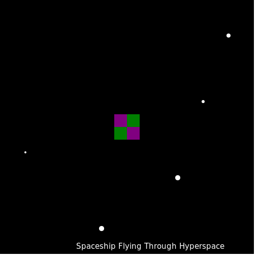 Spaceship Flying Through Hyperspace - AI Prompt #118 - DrawGPT