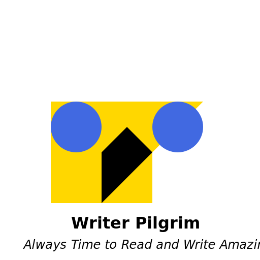 Inspiring Logo for Writer Pilgrim - DrawGPT