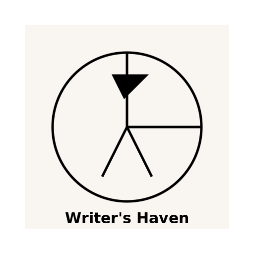 The Writer's Haven Logo - DrawGPT