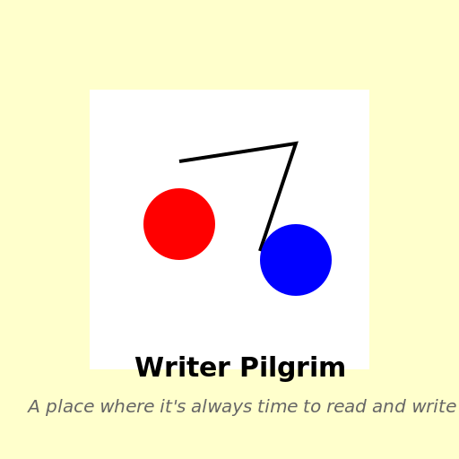 INSPIRING LOGO FOR WRITER PILGRIM - DrawGPT
