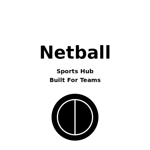Netball Sports Hub Logo - DrawGPT
