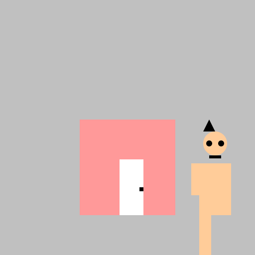 Woman trying to break into her own home with a comical twist - DrawGPT