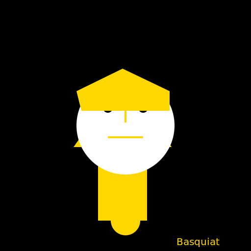 Death with a Crown à la Basquiat - DrawGPT