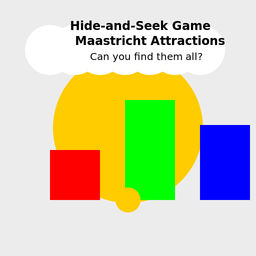Hide-and-Seek Game - Maastricht Attractions Logo - DrawGPT