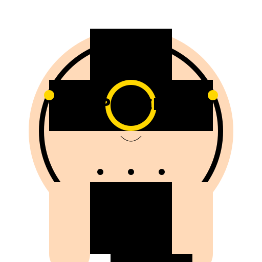 Confident Black Young Man Police Officer - DrawGPT