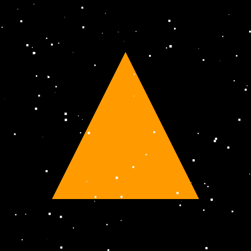 Concentric Gold Triangles - DrawGPT