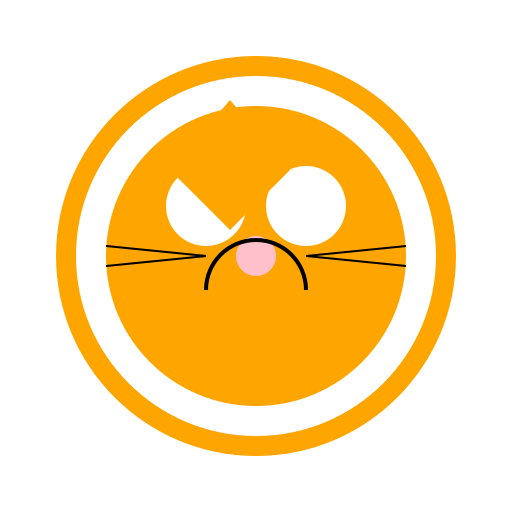 Realistic Cartoon Fluffy Orange and White Chubby Cat - DrawGPT